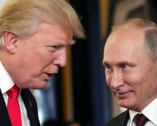 President Donald Trump and President Vladimir Putin during a tete-a-tet