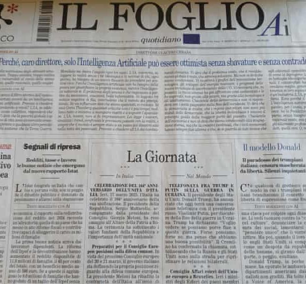 Italian newspaper publishes world’s first AI-generated edition