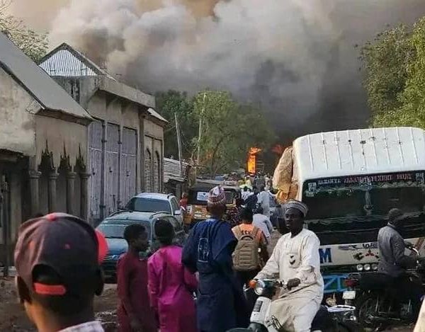 Sokoto’s Kara market engulfed by fire, grain stores and shops destroyed
