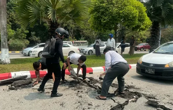 Violent earthquake hits Myanmar, triggers panic in Thailand