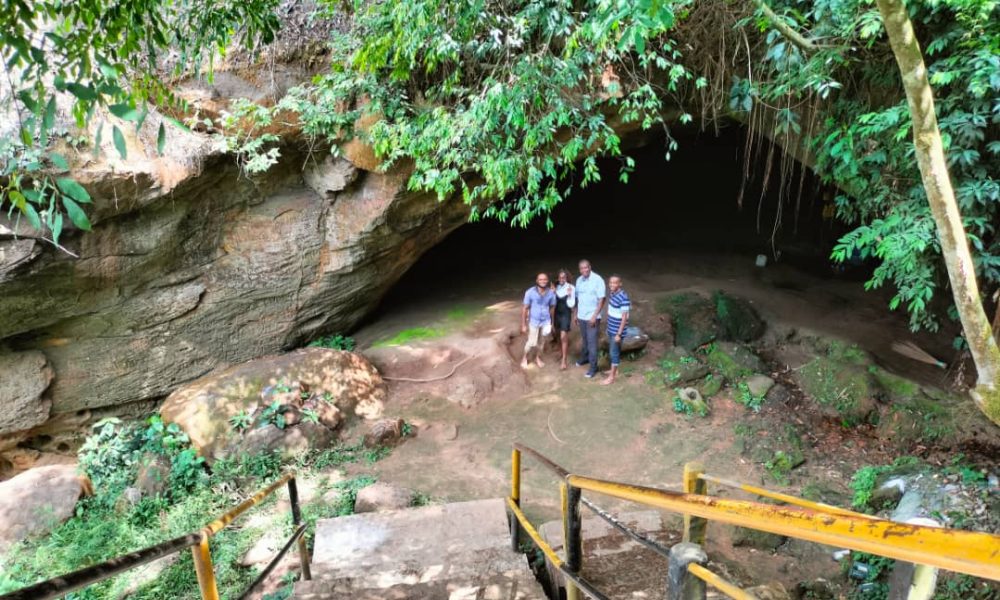 DDM crew at Ogbunike Cave