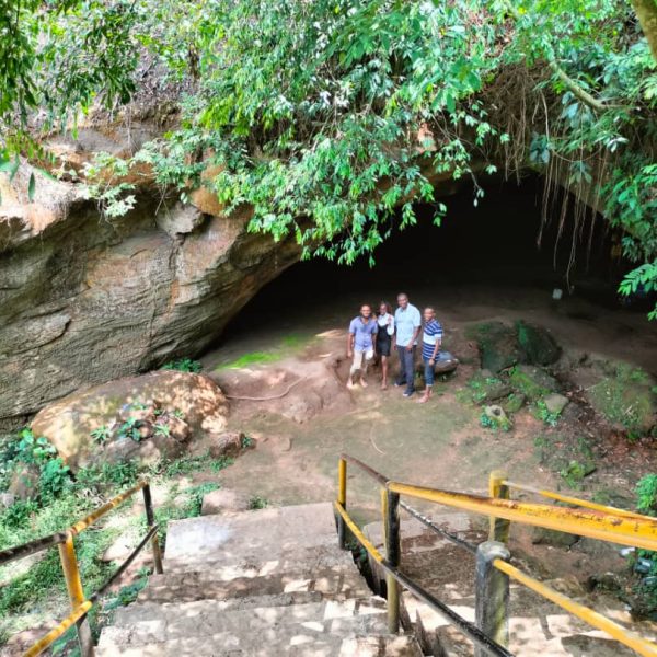 DDM crew at Ogbunike Cave