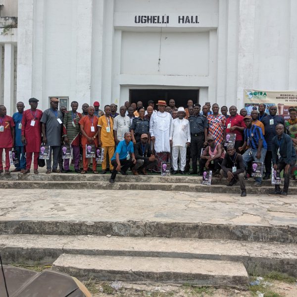OERAF helds memorial lecture on conflict resolution & security, safety of community in Nigeria