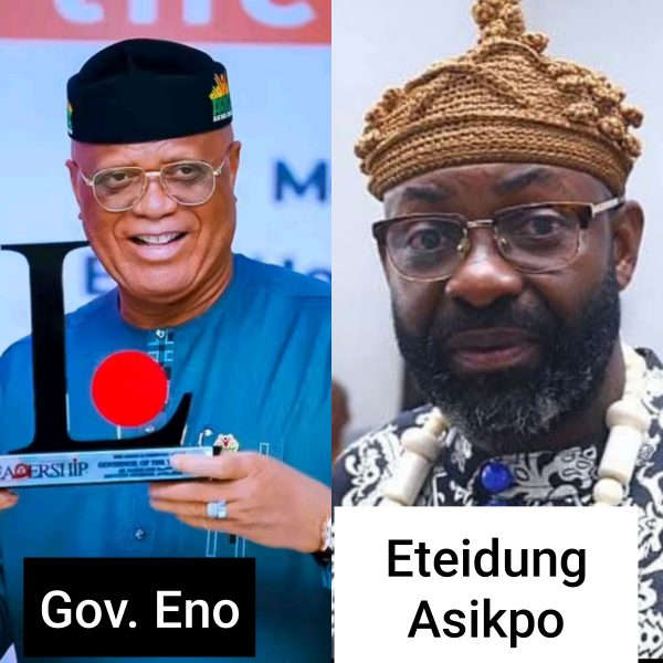Eteidung Asikpo hails Gov. Eno on Leadership, New Telegraph Newspapers’ awards