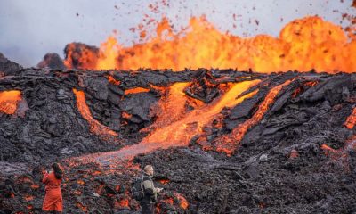 Volcano eruption in Iceland