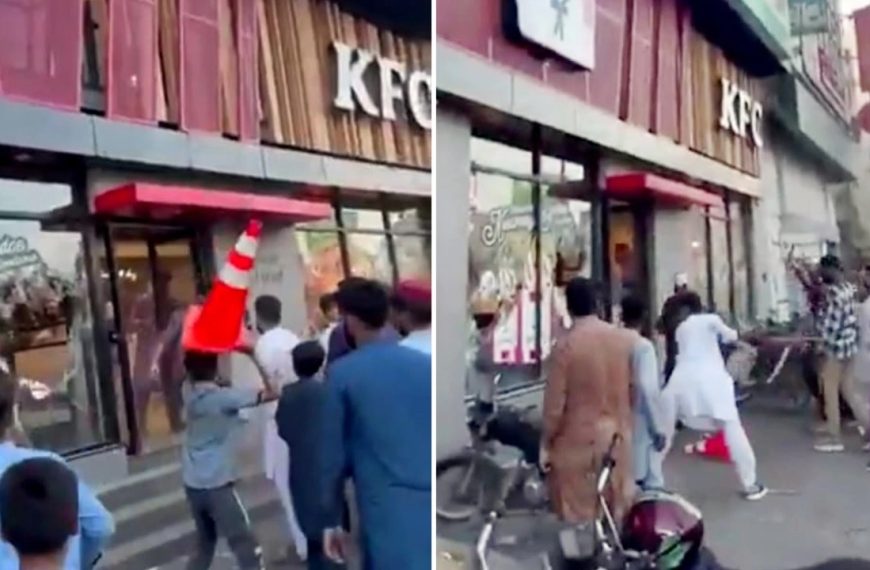 KFC branches attacked in Pakistan