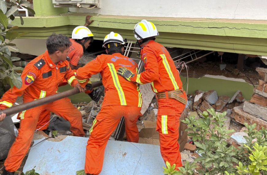Myanmar earthquake: death toll hits, 3,145