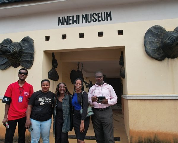 Diaspora Digital Media (DDM) crew at Nnewi Museum