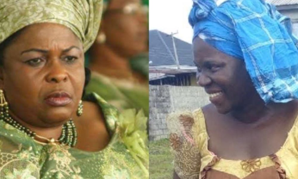 Patience Jonathan and her victim