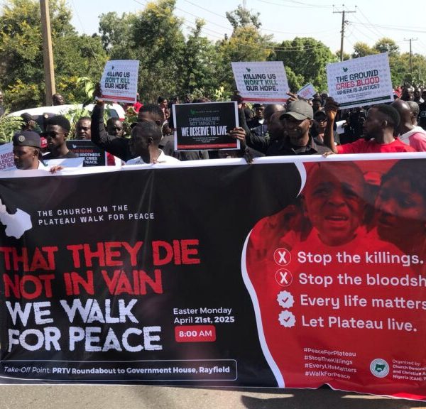 Protesters in Jos