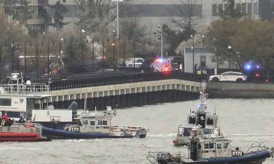 Six die in helicopter crash in Hudson river, New York City