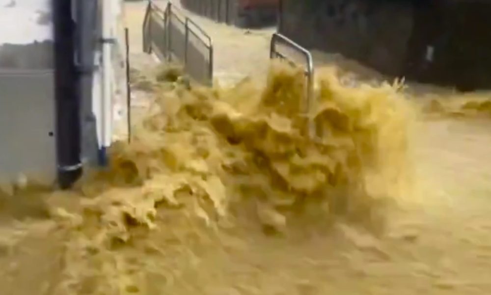 Thunderstorms hit Italy