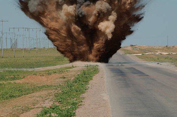 IED explosion