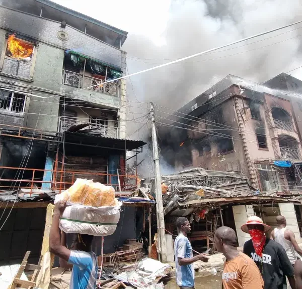 Tears, agony as fire guts popular Ibadan market again