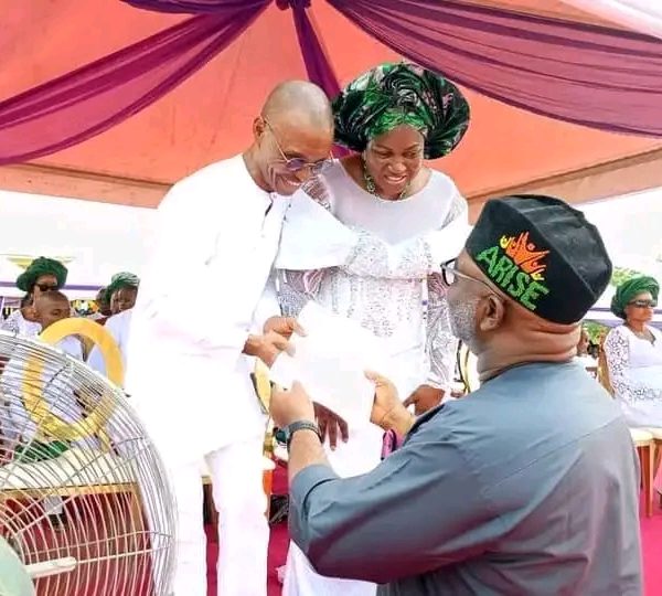 Gov. Eno promises timely completion of road project, as Akwa Ibom NDDC Rep lays father-in-law to rest