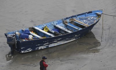 Boat capsizes of California coast, 3 dead, 5 missing.