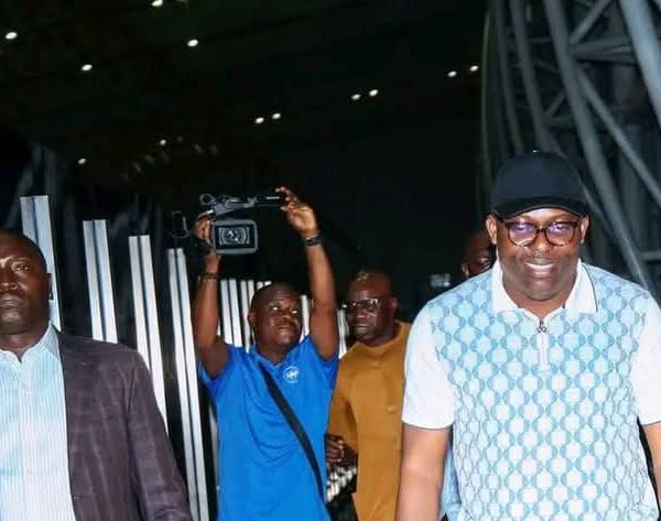 BREAKING: Fubara returns to Rivers State after overseas meeting with Tinubu