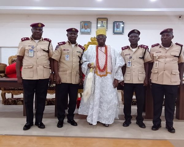 FRSC’s New Sector Commander in Ekiti strengthens ties with traditional Leaders