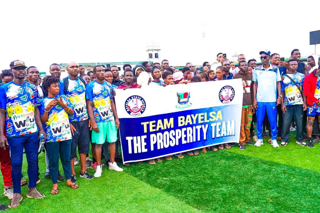 Bayelsa contingent to gateway games, abeokuta