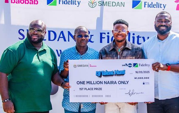 3 DJs hit jackpot at Fidelity Bank-SMEDAN talent hunt