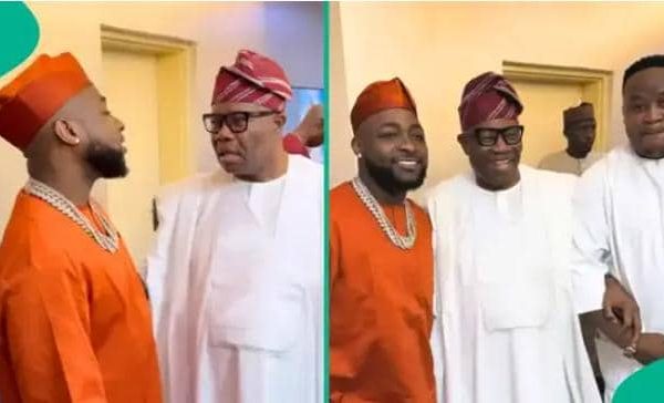 Power Meets Star Power: Davido, Cubana Chief Priest Visit Senate President Akpabio in Abuja
