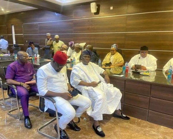 PDP crisis deepens: Makinde, Saraki meet as FCTA seals HQ