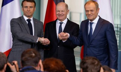 Leaders of France, Germany and Poland visit Ukraine to show solidarity