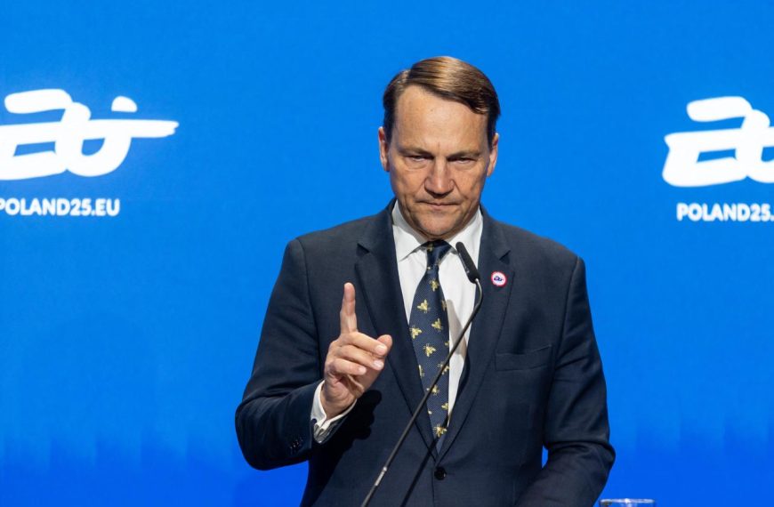 Polish FM, Radoslaw Sikorski says Turkey or China could take US place in ongoing peace negotiations between