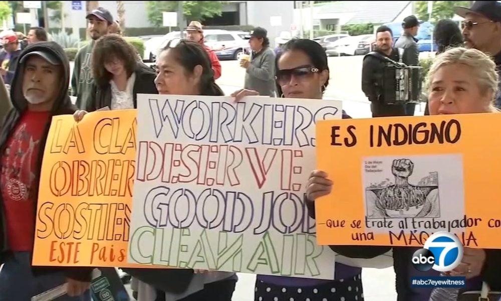 Mass protests across the US on May day
