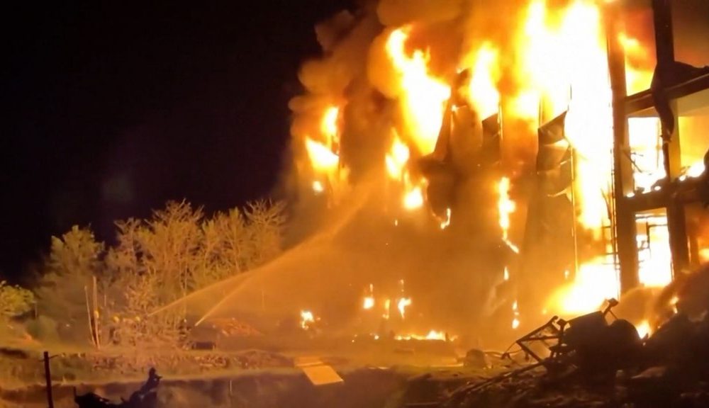 Russia launches one of the largest drone attacks on Kyiv since start of war