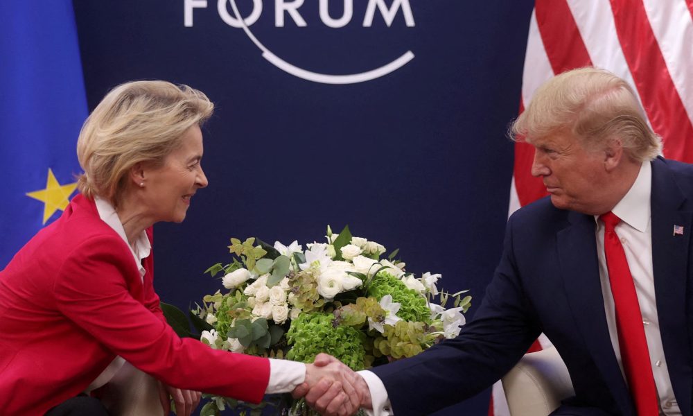 Trump says US-EU trade talks are making positive progress