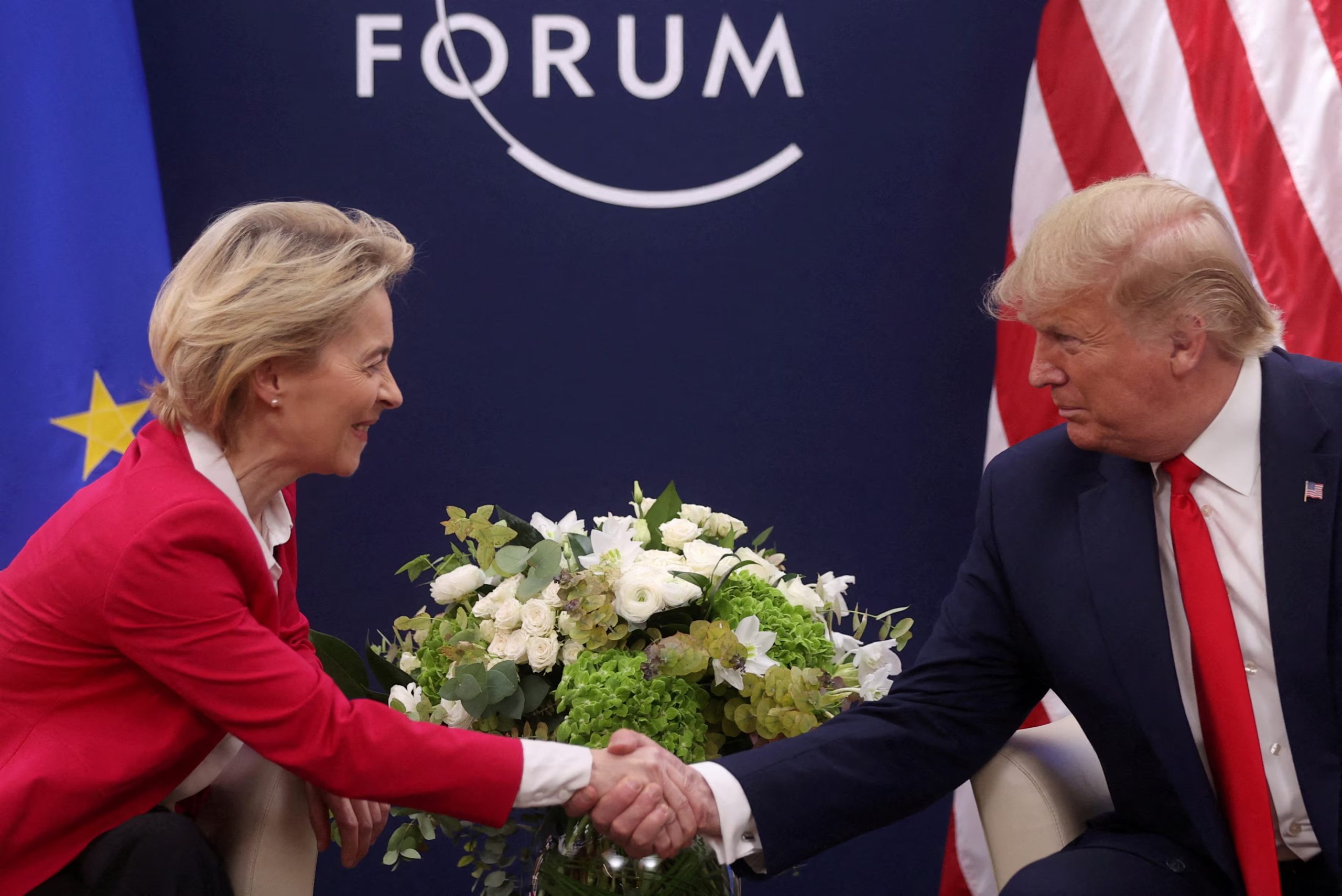 Trump says US-EU trade talks are making positive progress
