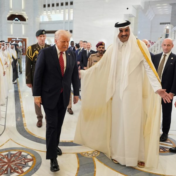 Trump visits key US military base in Qatar amid Gaza tensions