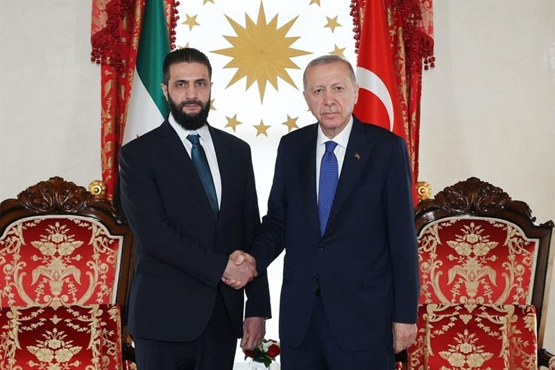 Erdogan receives al-Sharaa as sanctions on Syria lifted