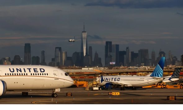 United airlines cuts 35 daily flights at Newark Liberty International airport