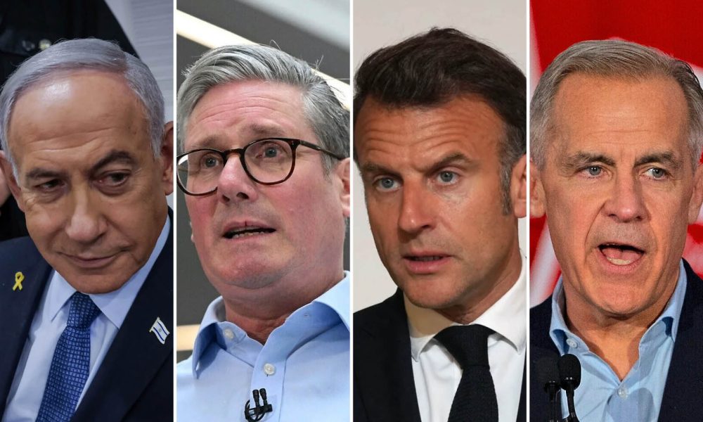 World leaders condemn Netanyahu's comments on Macron Carney Starmer
