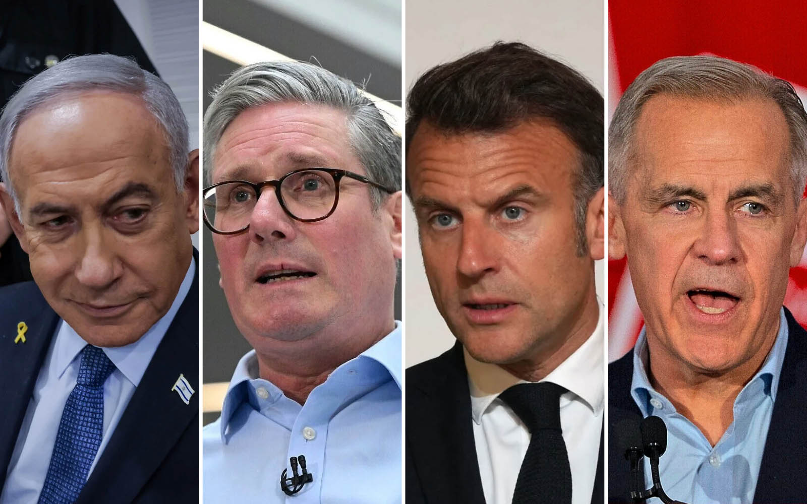 World leaders condemn Netanyahu's comments on Macron Carney Starmer
