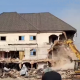 Anambra State government demolishing a hotel used for criminal activities