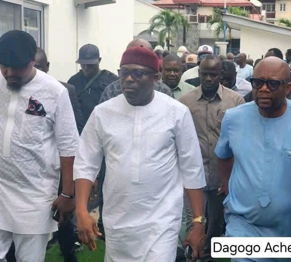 Suspended governor Fubara storms secretariat to mark second year anniversary.