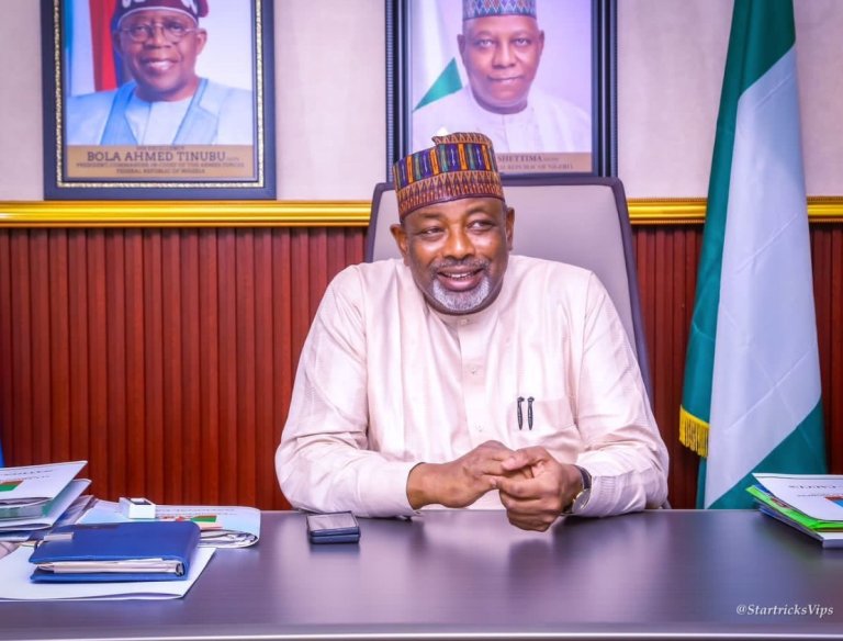 Nigeria minister of agriculture, Abubakar Kyari