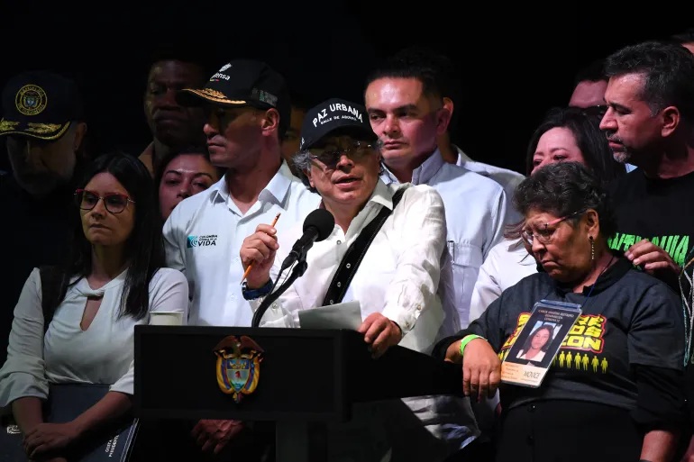 57 Colombian soldiers seized in rebel-controlled region