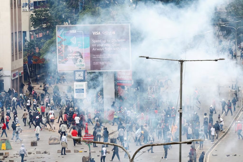 Anniversary protests in Kenya turn bloody, 10 sustain bullet wound