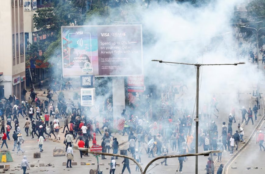Anniversary protests in Kenya turn bloody, 10 sustain bullet wound
