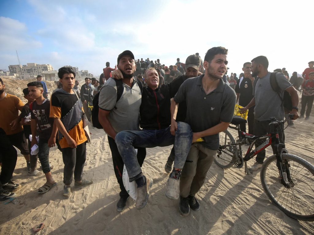At least 43 Palestinians in Gaza, including aid seekers, in latest Gaza attack by Israel