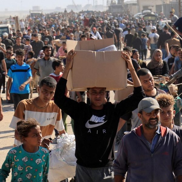 Eight killed-dozens injured-gunfire erupts in Gaza food distribution centres