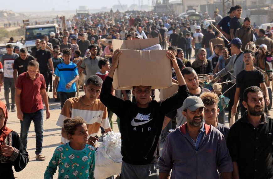 Eight killed-dozens injured-gunfire erupts in Gaza food distribution centres
