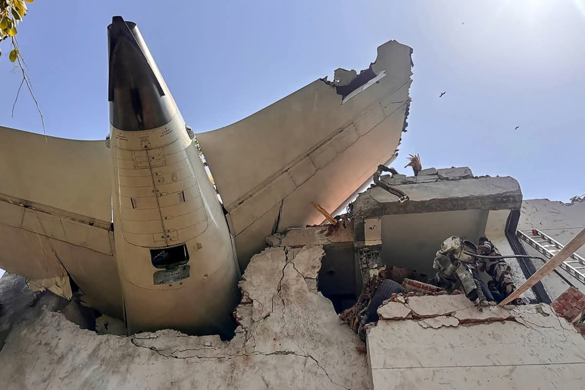 The London-bound Air India flight that crashed