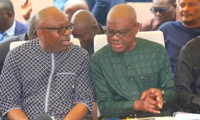Governor Sim Fubara and Nysom Wike