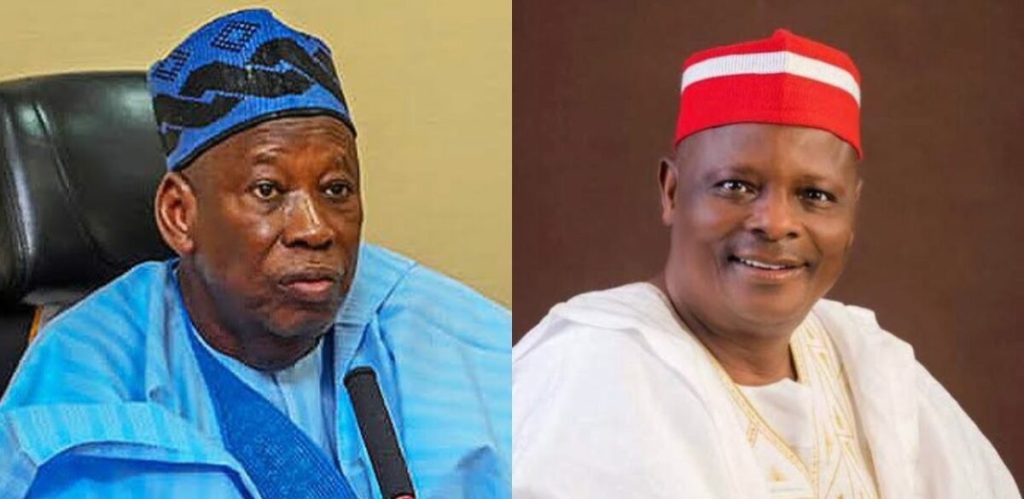 Ganduje and Kwankwaso in the resignation episode