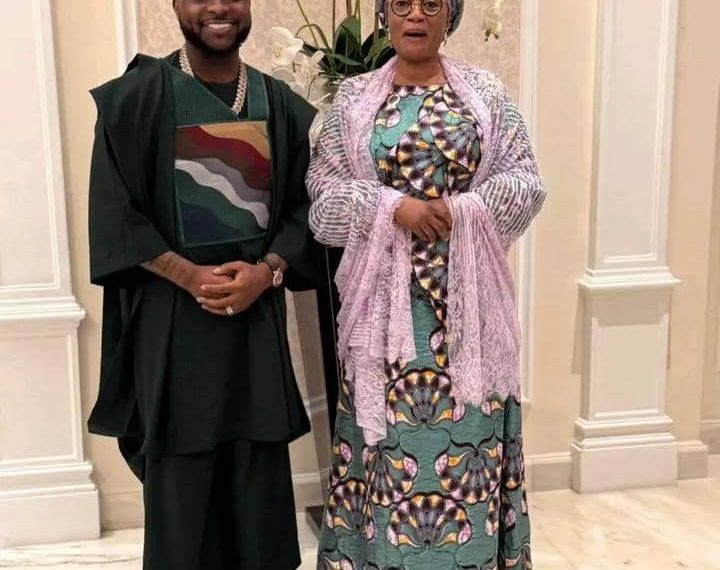 Star power meets state power: Davido’s photo with First Lady sparks buzz